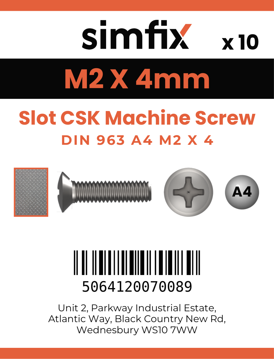 Simfix product label - 963A402004-D