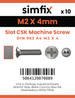 Simfix product label - 963A402004-D