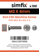Simfix product label - 963A402004-T