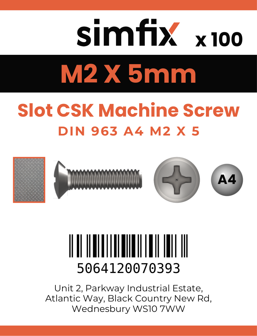 Simfix product label - 963A402005-T