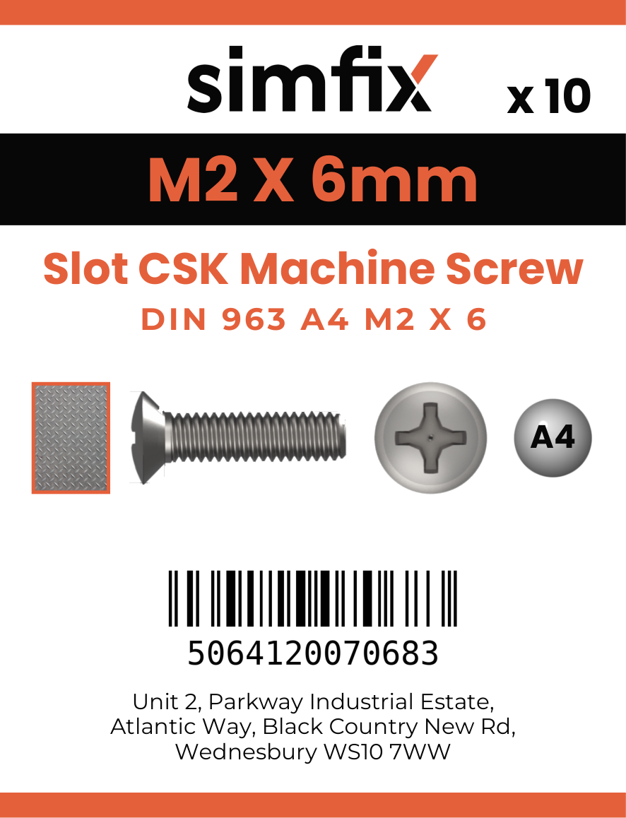 Simfix product label - 963A402006-D