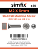 Simfix product label - 963A402006-D
