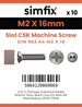 Simfix product label - 963A402016-D