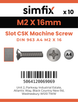 Simfix product label - 963A402016-D
