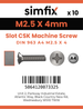 Simfix product label - 963A4025004-D