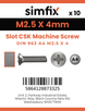 Simfix product label - 963A4025004-D