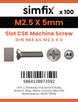 Simfix product label - 963A4025005-T