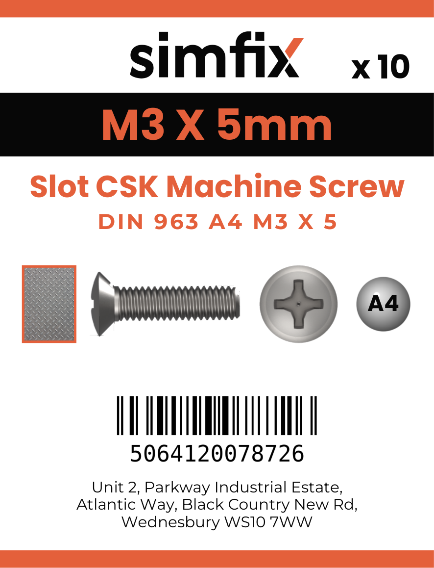 Simfix product label - 963A403005-D