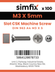 Simfix product label - 963A403005-T