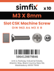 Simfix product label - 963A403008-D