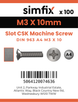 Simfix product label - 963A403010-T