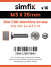 Simfix product label - 963A403025-D