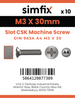 Simfix product label - 963A403030-D