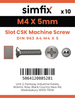 Simfix product label - 963A404005-D