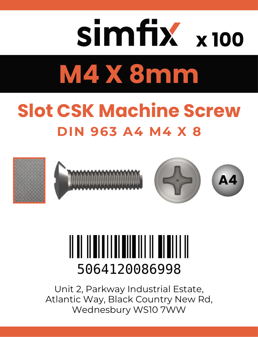 Simfix product label - 963A404008-T