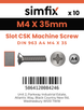 Simfix product label - 963A404035-D