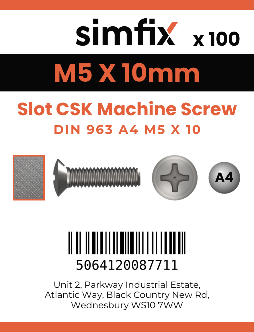 Simfix product label - 963A405010-T