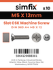 Simfix product label - 963A405012-D