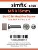 Simfix product label - 963A405016-T