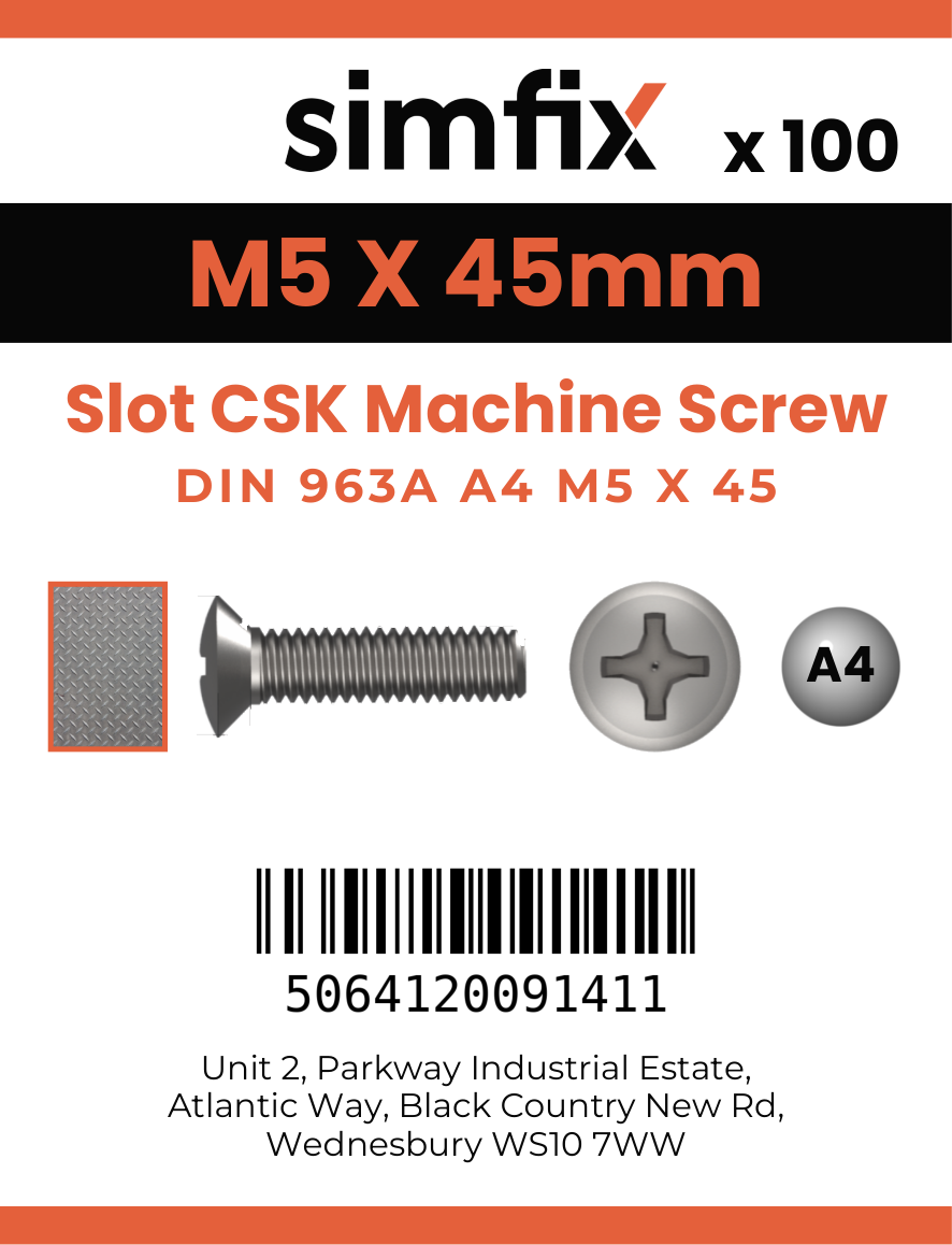 Simfix product label - 963A405045-T