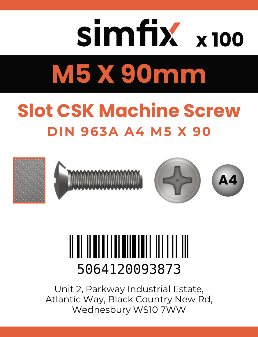 Simfix product label - 963A405090-T