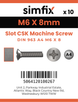 Simfix product label - 963A406008-D