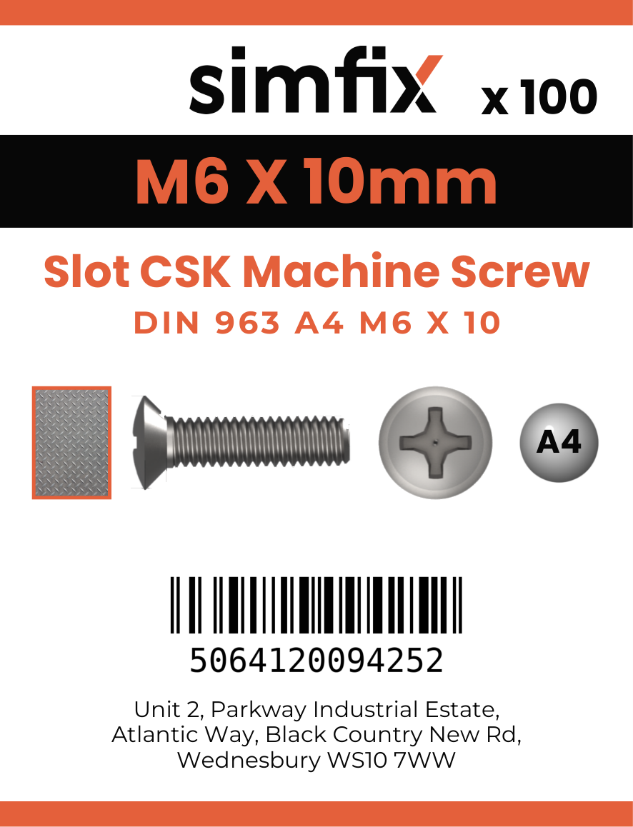 Simfix product label - 963A406010-T