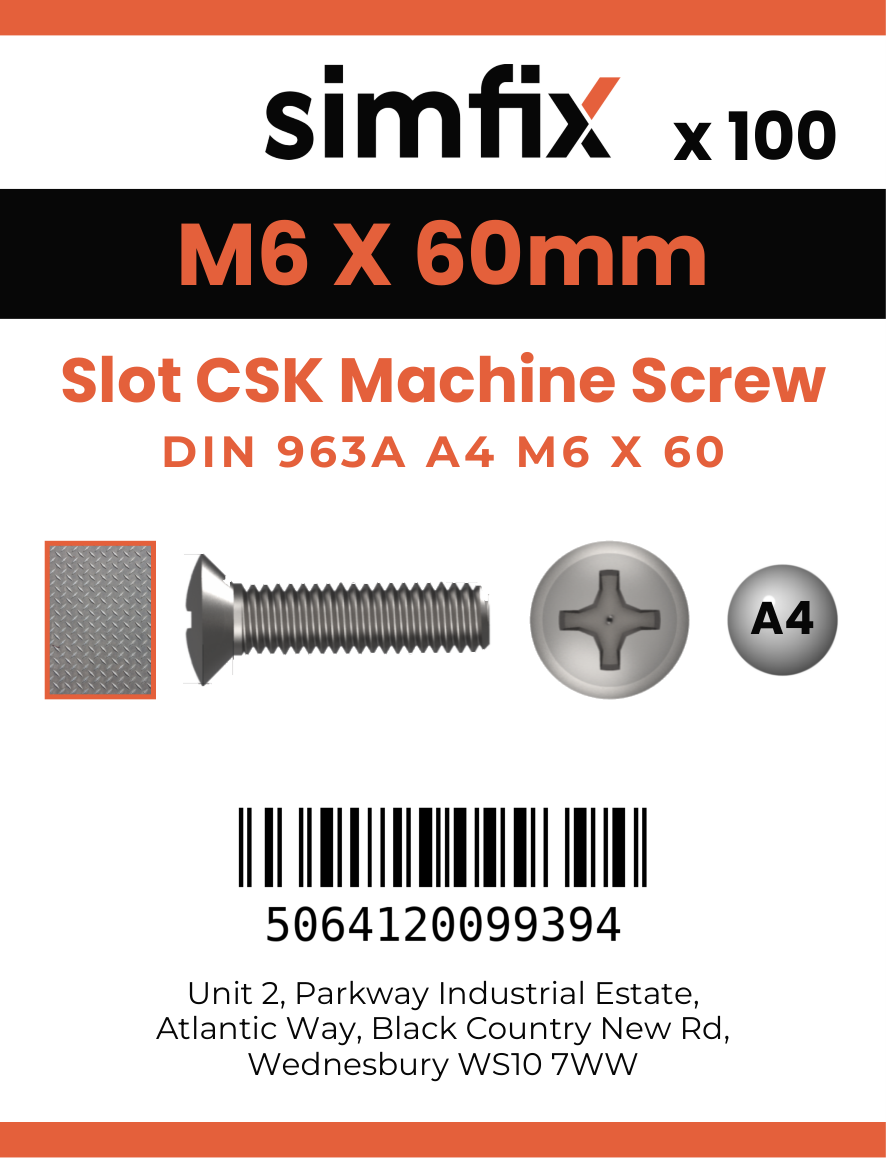 Simfix product label - 963A406060-T