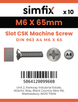 Simfix product label - 963A406065-D