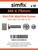 Simfix product label - 963A406075-D