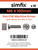 Simfix product label - 963A406100-D