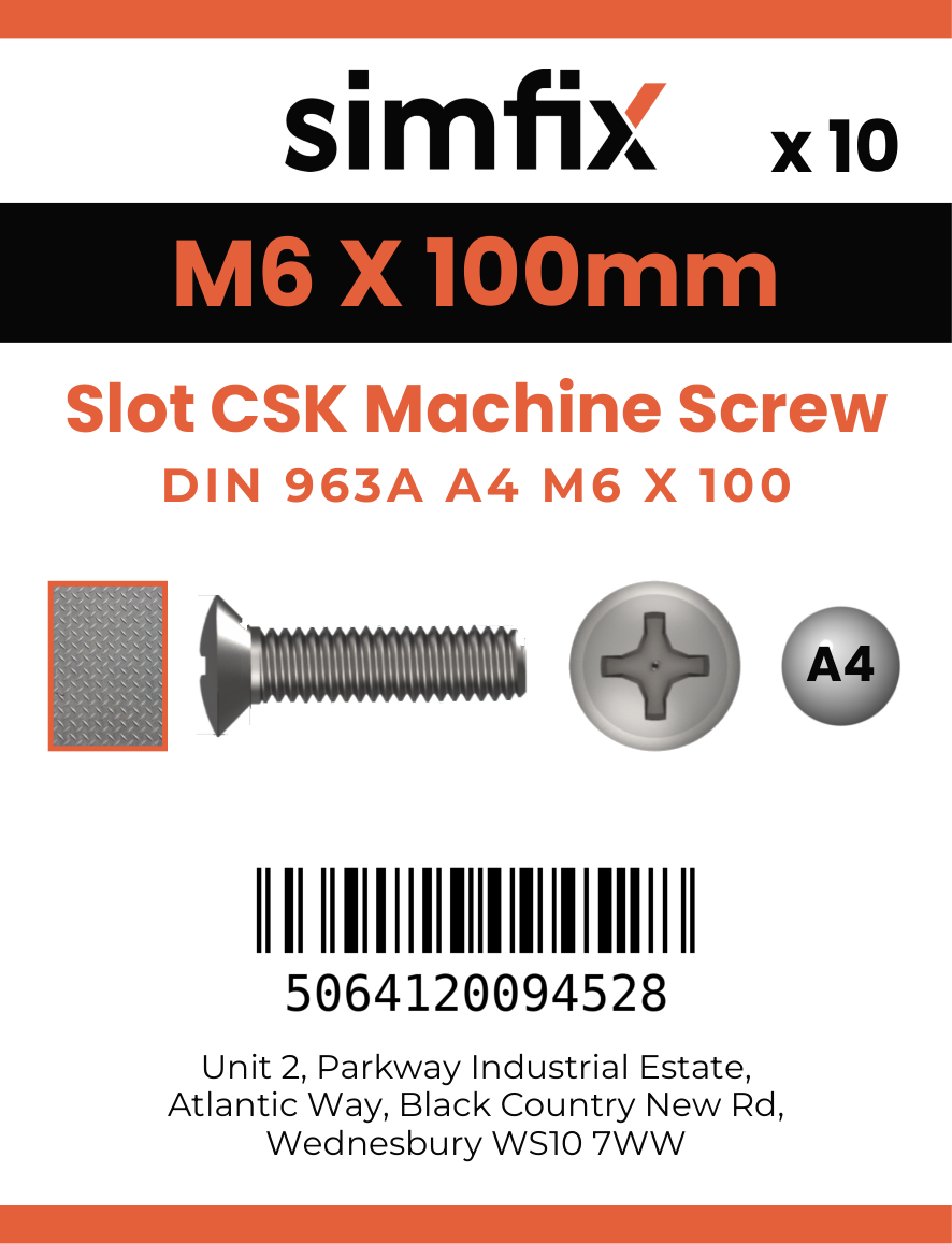 Simfix product label - 963A406100-D
