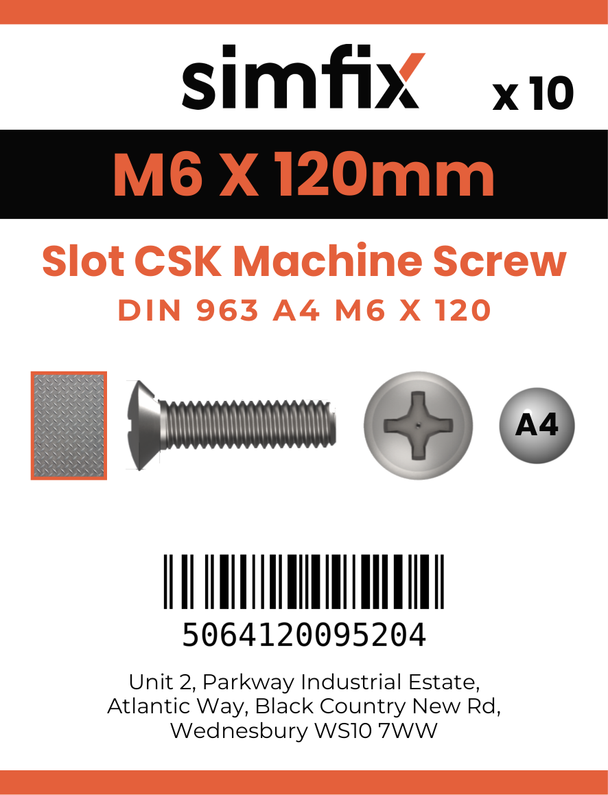 Simfix product label - 963A406120-D