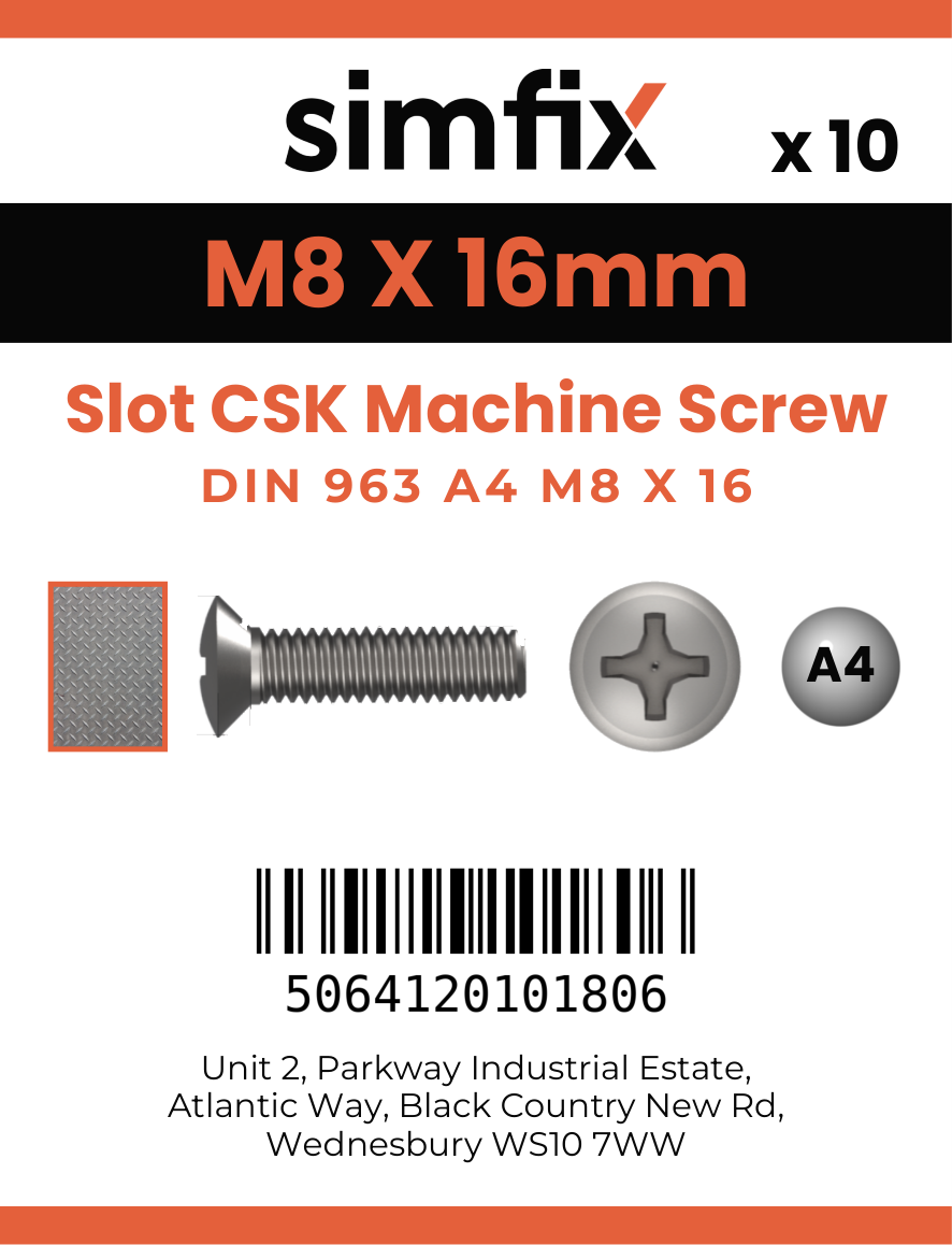 Simfix product label - 963A408016-D