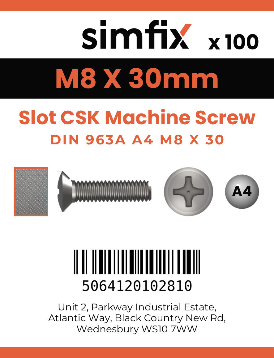 Simfix product label - 963A408030-T
