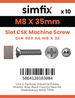 Simfix product label - 963A408035-D