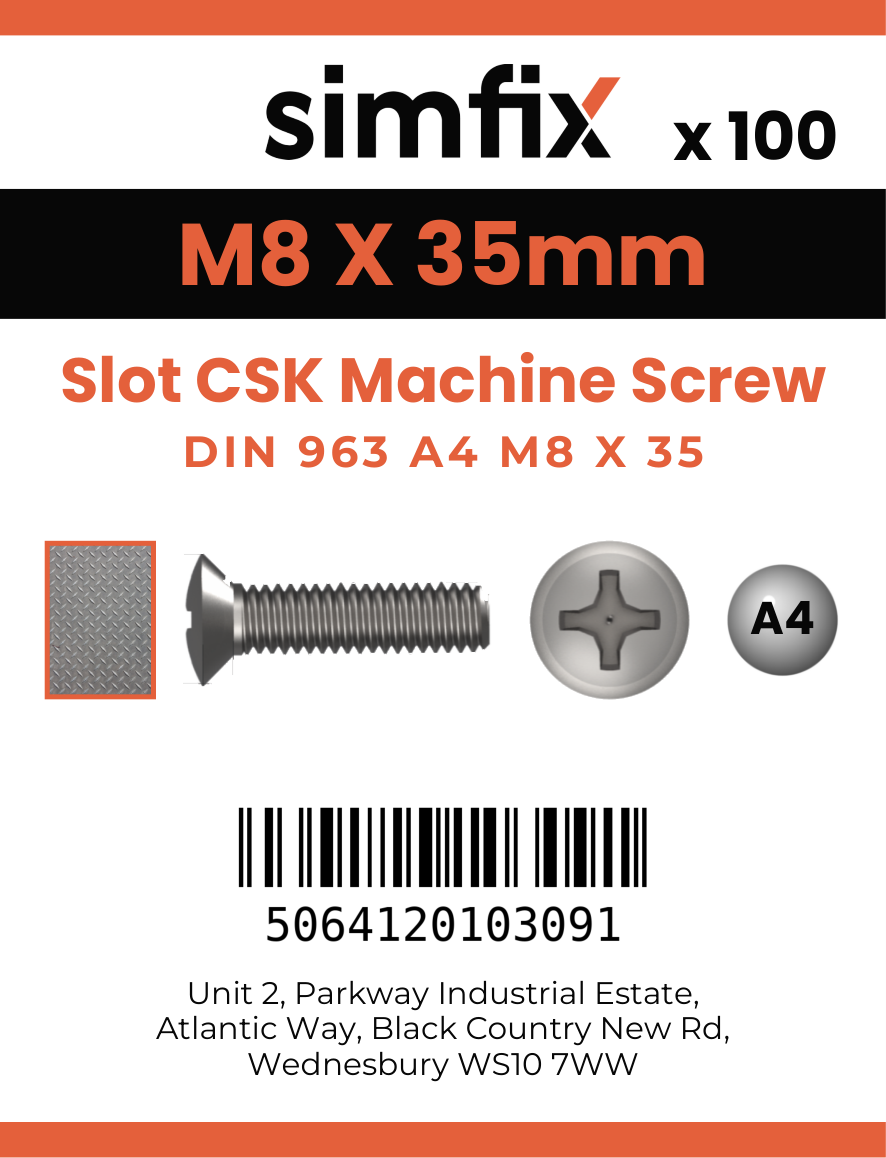 Simfix product label - 963A408035-T