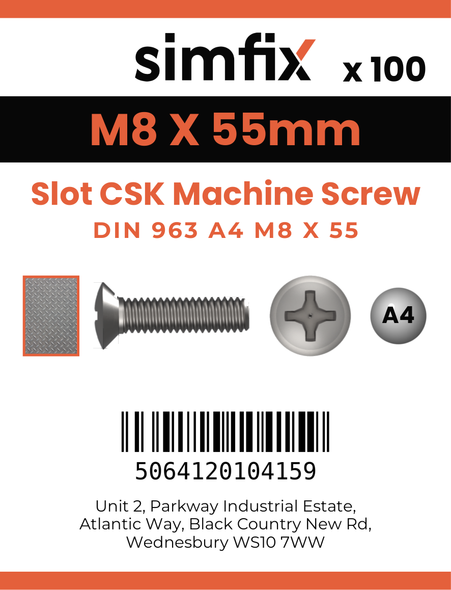 Simfix product label - 963A408055-T