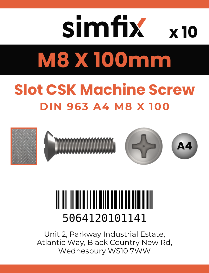 Simfix product label - 963A408100-D