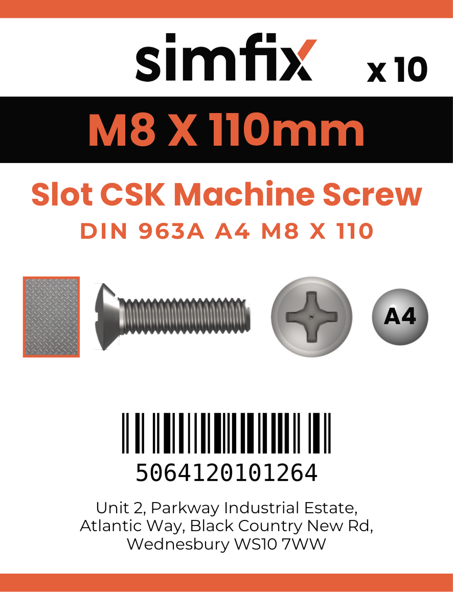 Simfix product label - 963A408110-D