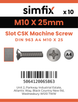 Simfix product label - 963A410025-D
