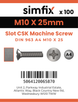 Simfix product label - 963A410025-T