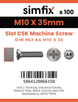 Simfix product label - 963A410035-T