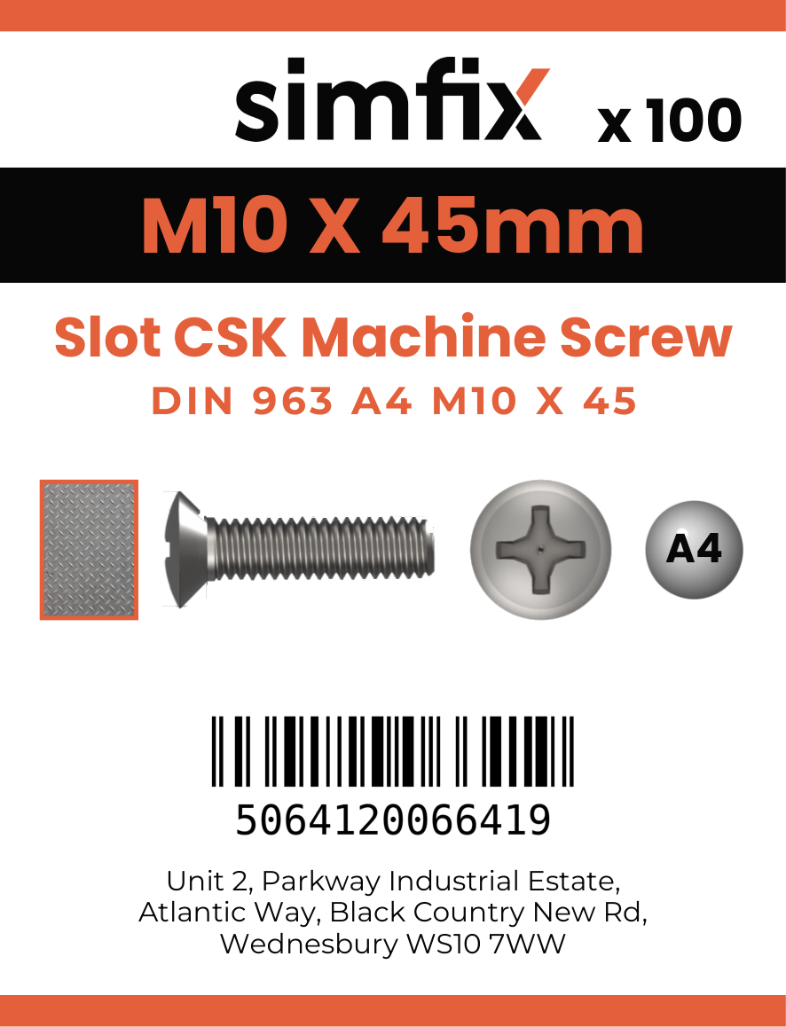 Simfix product label - 963A410045-T