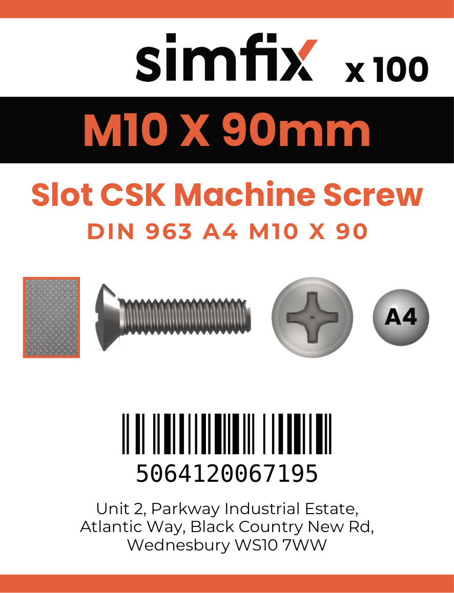Simfix product label - 963A410090-T