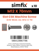 Simfix product label - 963A412070-D