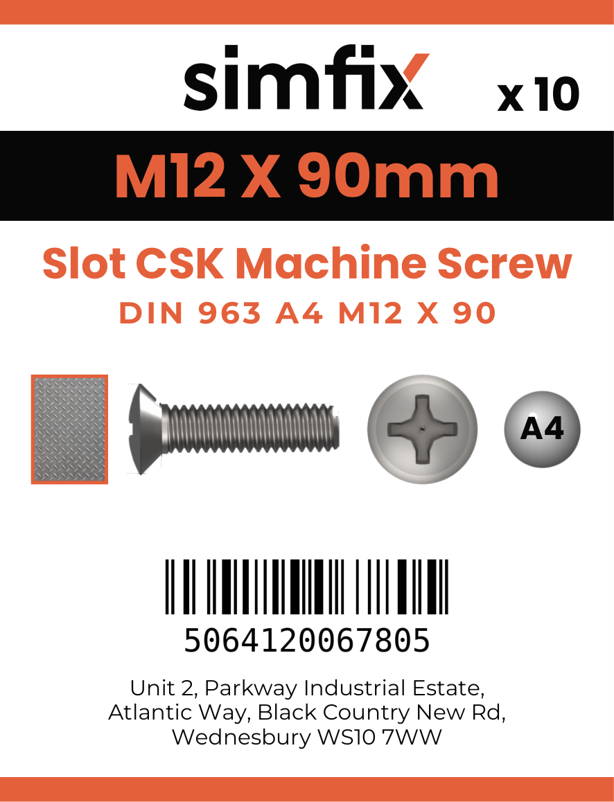 Simfix product label - 963A412090-D