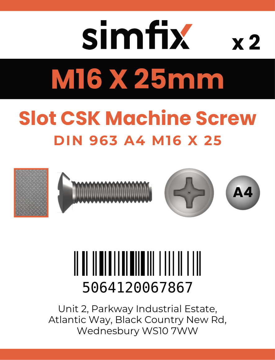 Simfix product label - 963A416025-D