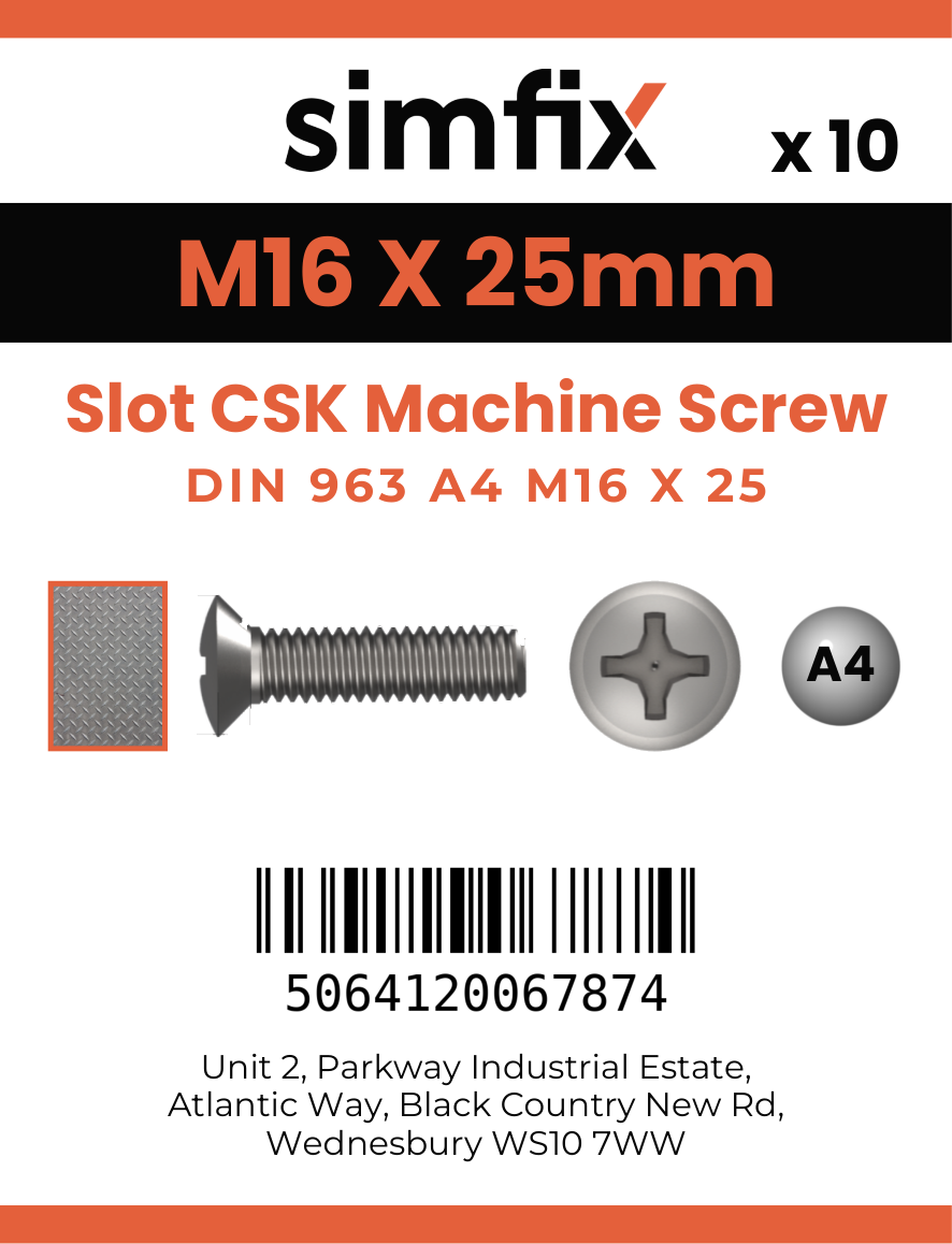 Simfix product label - 963A416025-T
