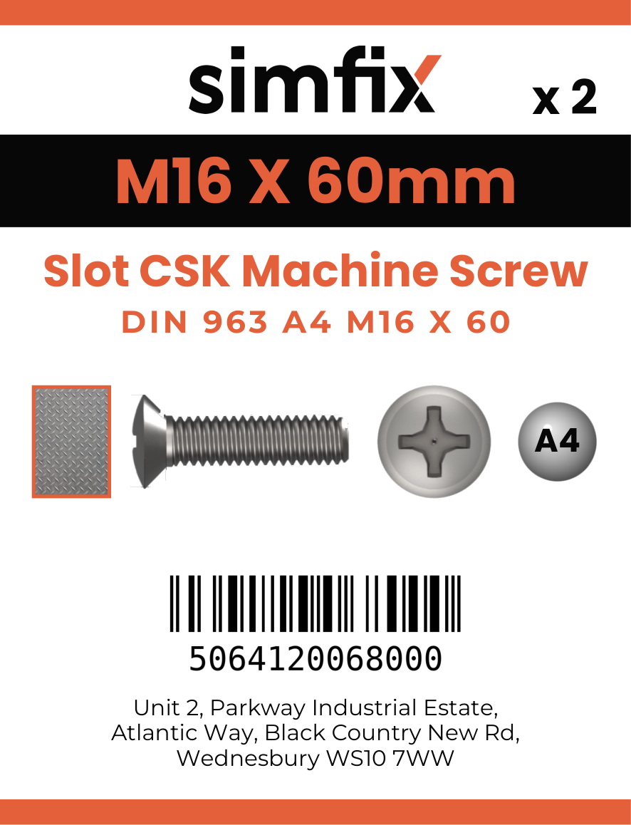 Simfix product label - 963A416060-D